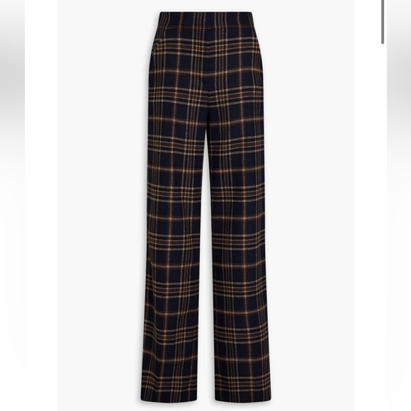 Veronica Beard wool blend Tuli check trousers Pants NWT - Picture 4 of 12